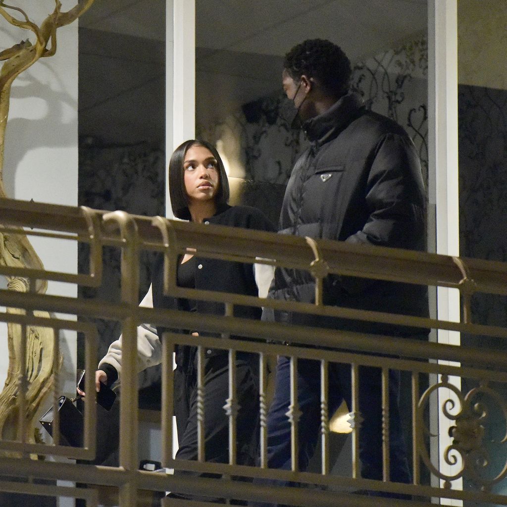Lori Harvey mit ihrem Freund Damson Idris, Januar 2023