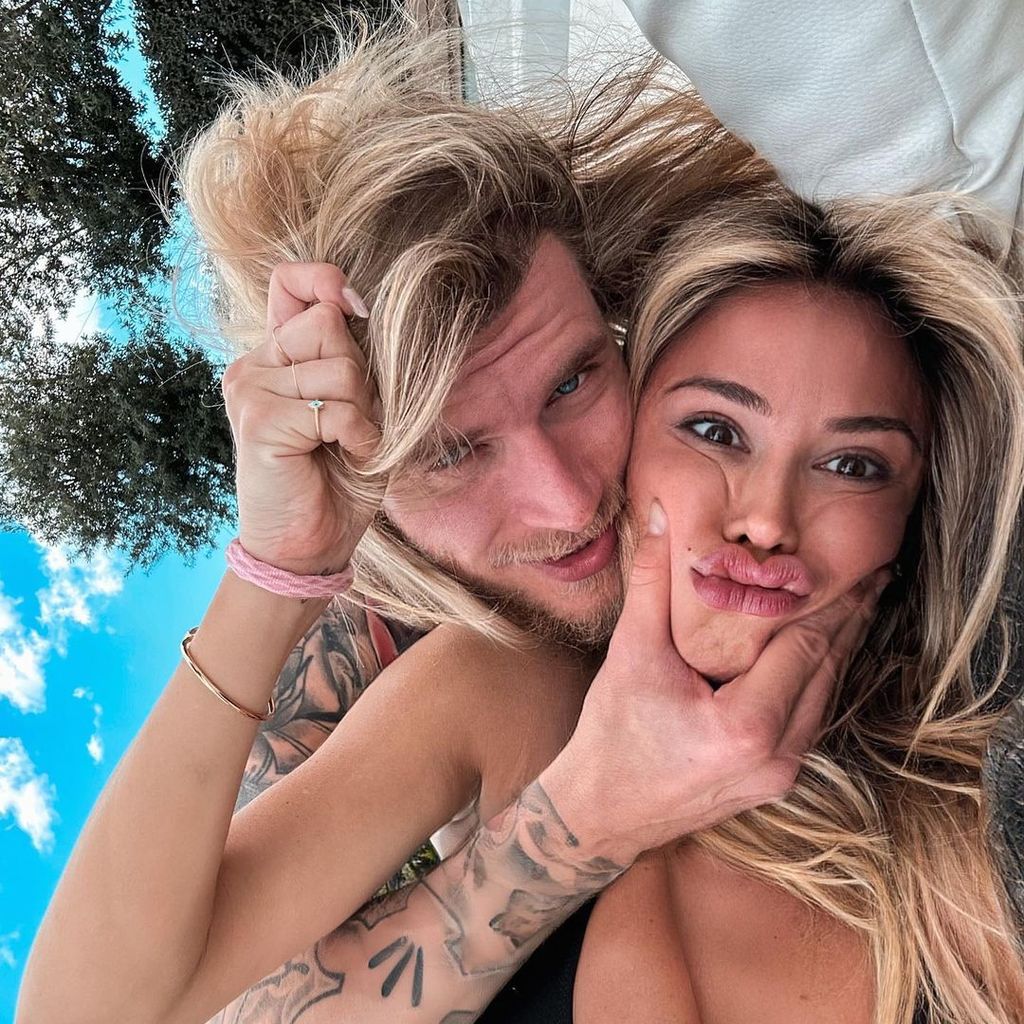 Loris Karius und Diletta Leotta im April 2023