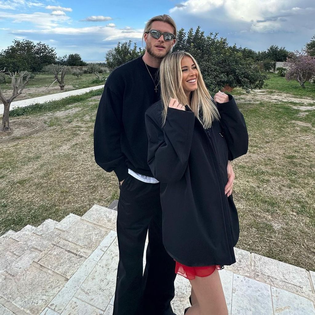 Loris Karius und Diletta Leotta, April 2023