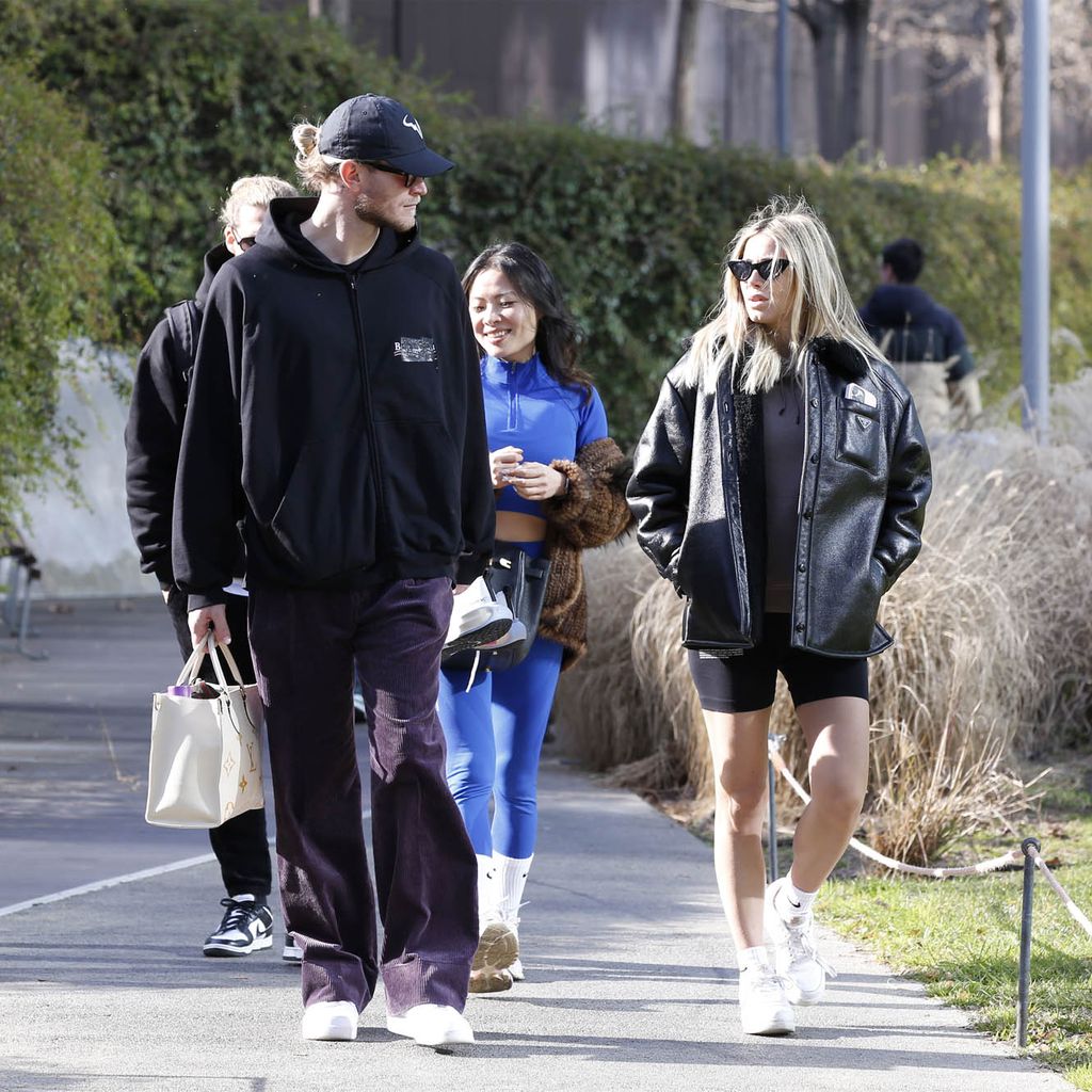 Loris Karius und Diletta Leotta in Mailand im Februar 2023