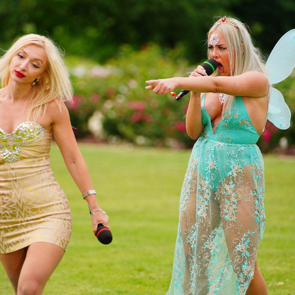 Lorna Hysa und Lydia Kelovitz im DSDS-Recall-Finale im Februar 2020