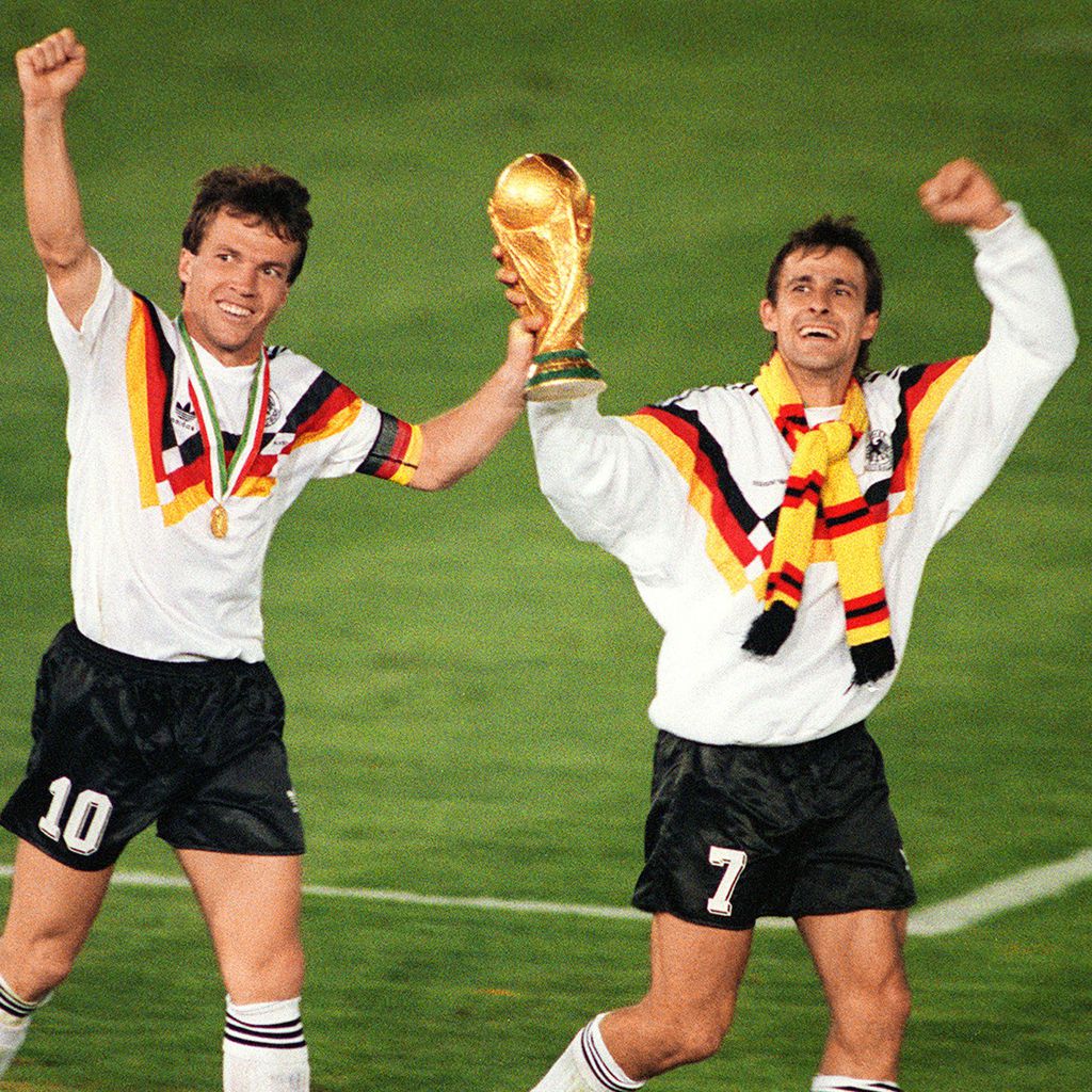 Lothar Matthäus und Pierre Littbarski
