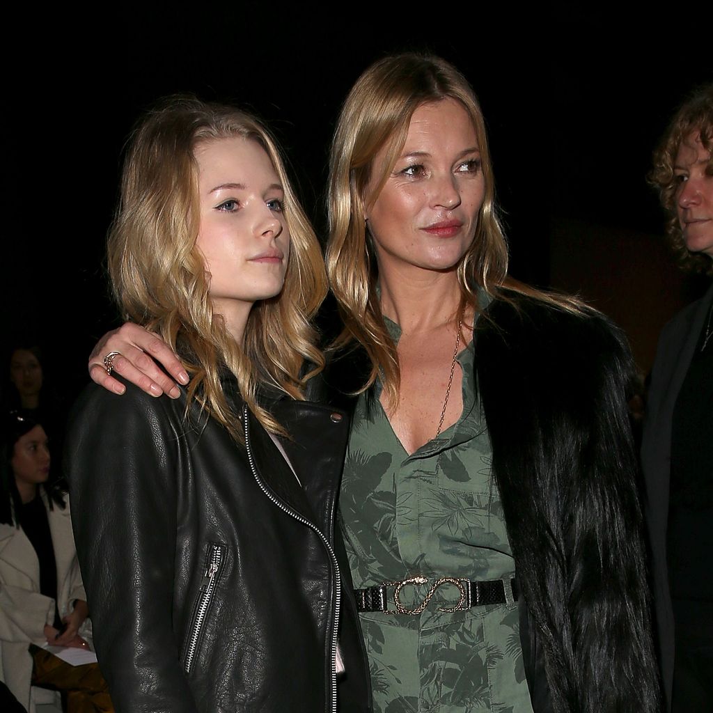 Lottie und Kate Moss, Februar 2014