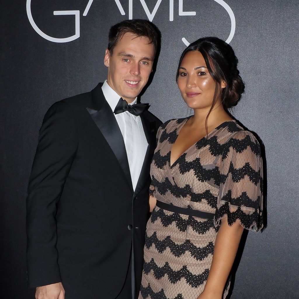 Louis Ducruet mit seiner Frau Marie 2019 in Monaco