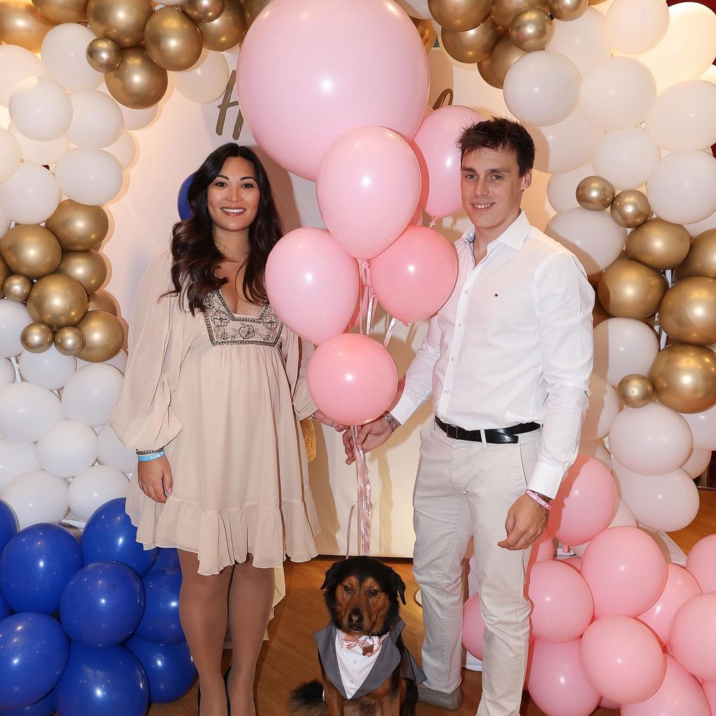 Louis Ducruet und seine Frau Marie auf der Babyshower, April 2023
