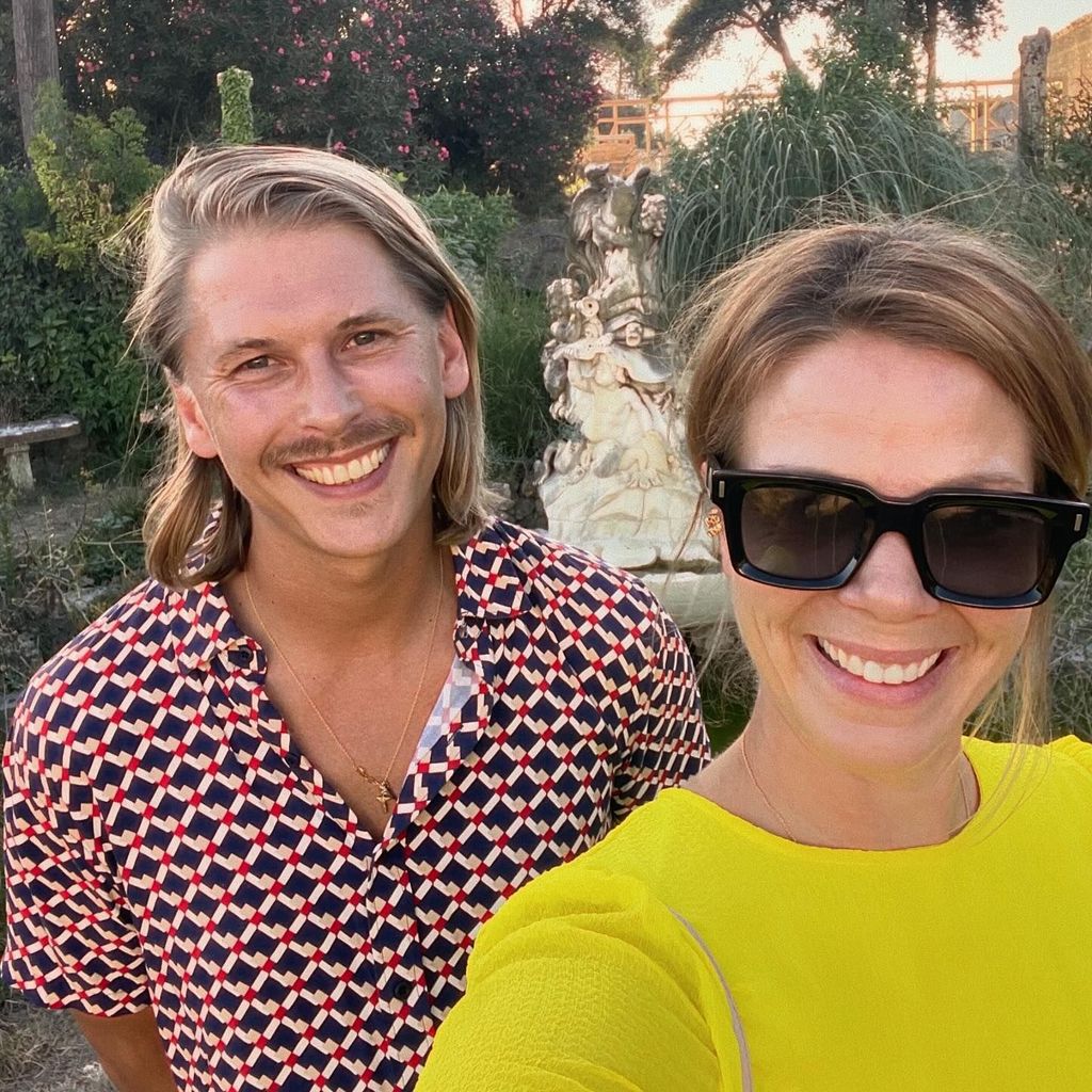Louis-Freytag Beckmann und Jessica Schwarz im Juli 2024