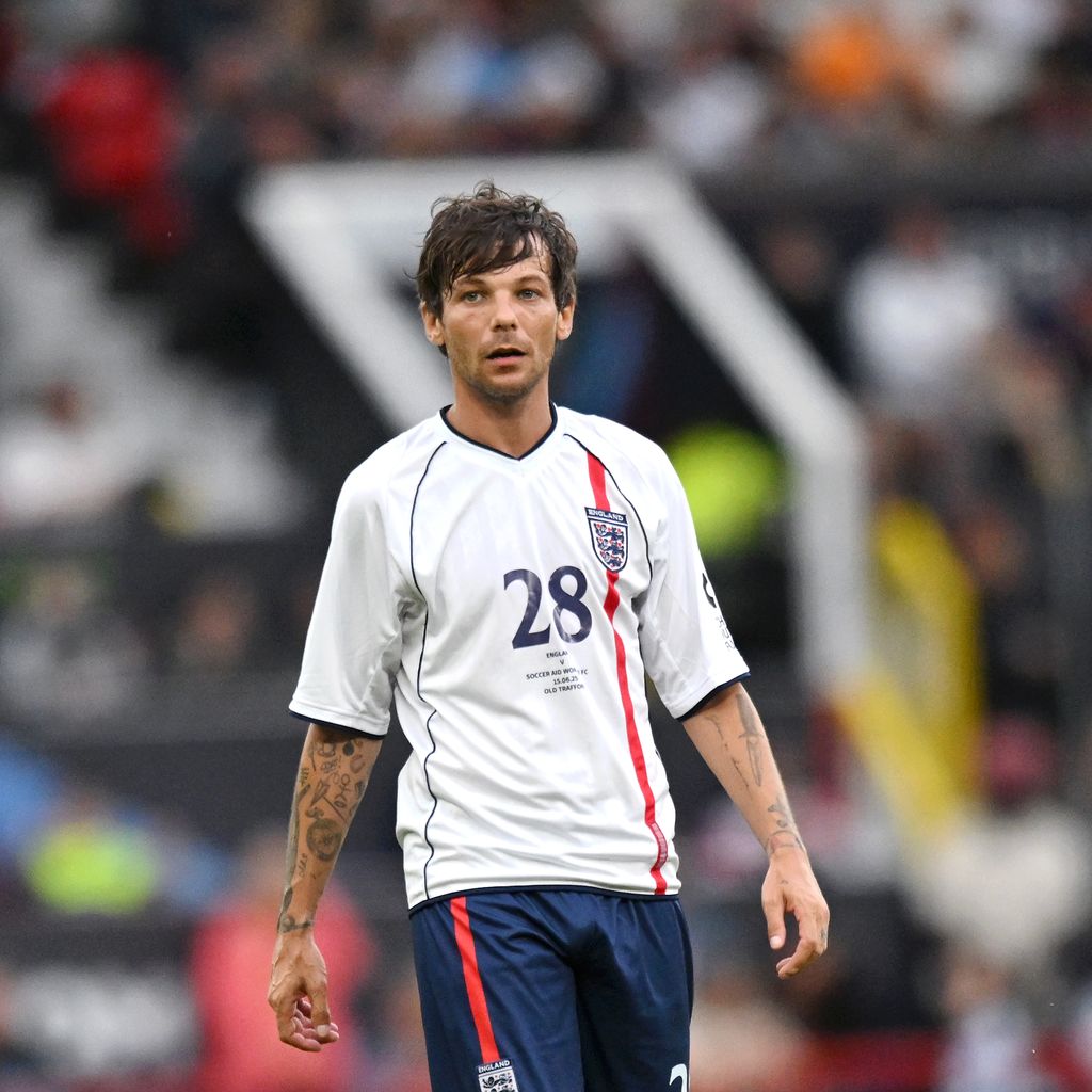 Louis Tomlinson bei Soccer Aid 2025 in Manchester.