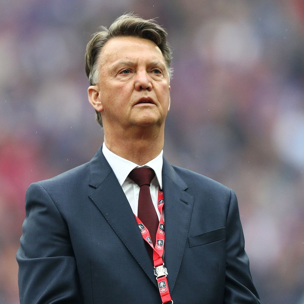 Louis van Gaal im Wembley Stadion im May 2016