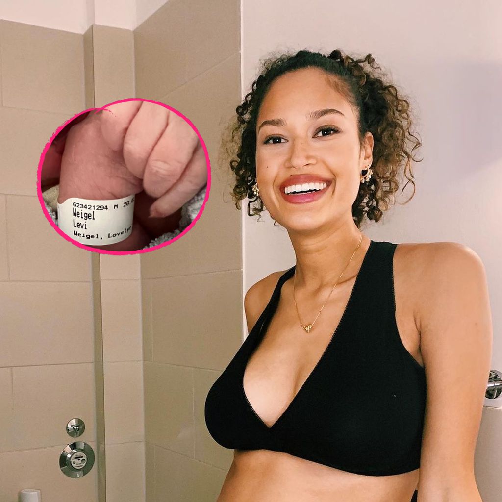 Lovelyn Enebechi mit ihrem Sohn Levi