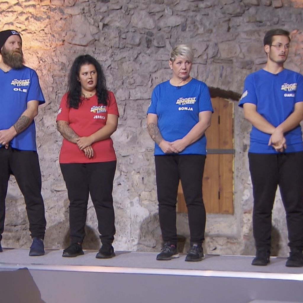 Luca, Ole, Jessica, Sonja und Gianluca bei "The Biggest Loser"