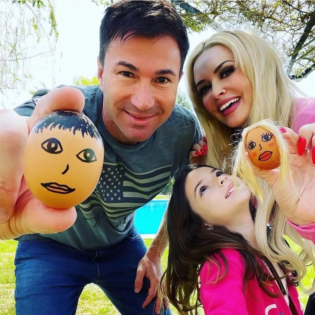 Lucas Cordalis, Daniela Katzenberger und ihre Tochter Sophia an Ostern 2025