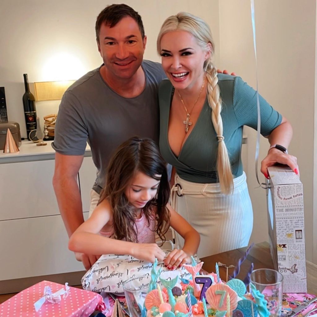 Lucas Cordalis mit seiner Frau Daniela Katzenberger und ihrer gemeinsamen Tochter Sophia