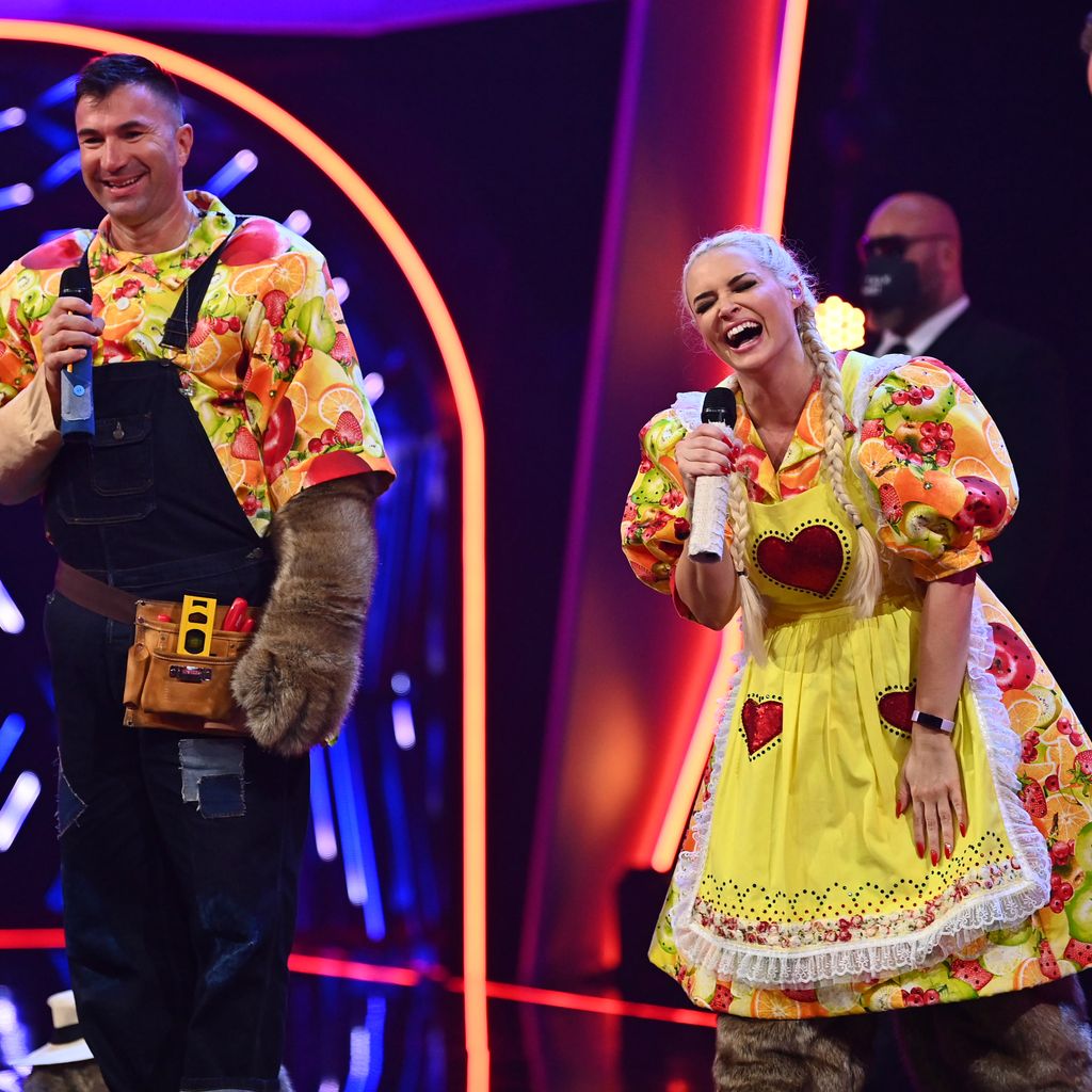Lucas Cordalis und Daniela Katzenberger im "The Masked Singer"-Finale