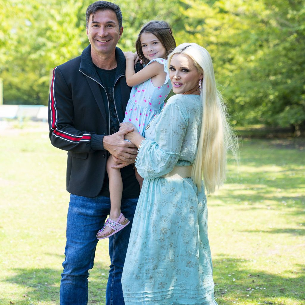 Lucas Cordalis und Daniela Katzenberger mit ihrer Tochter Sophia, 2020