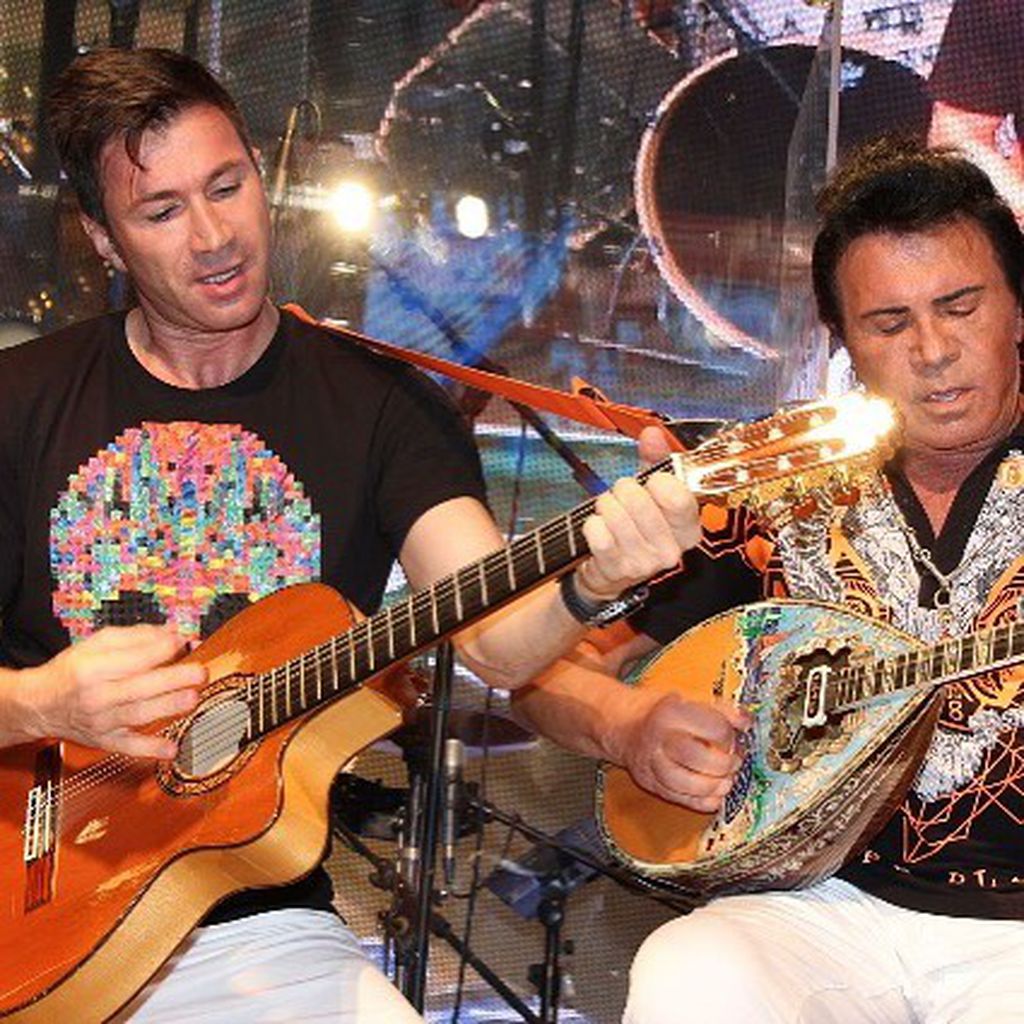 Lucas und Costa Cordalis auf der Bühne
