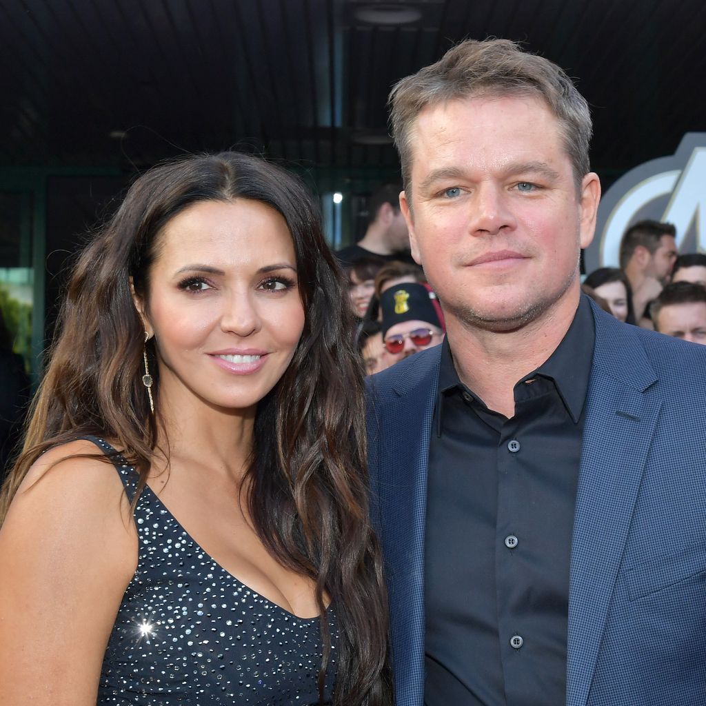Luciana Barroso und Matt Damon, Ehepaar