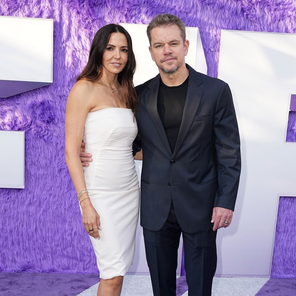 Matt Damon mit seiner Ehefrau Luciana Barroso
