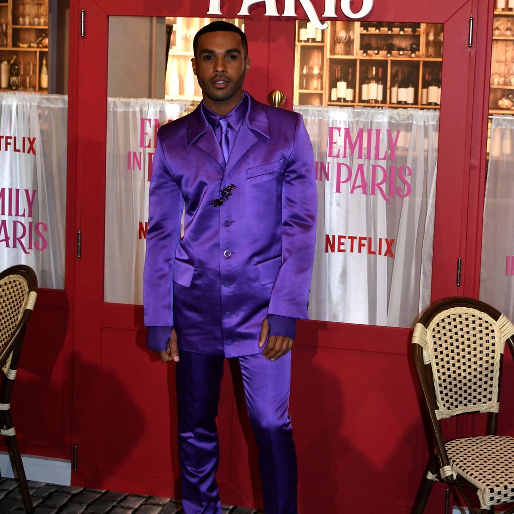 Lucien Laviscount bei der Premiere von "Emily in Paris", 2022