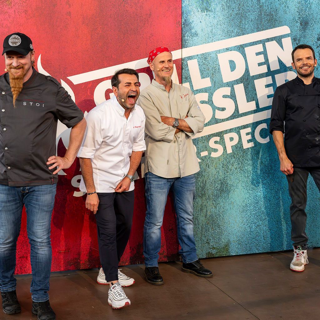 Lucki Maurer, Ralf Zacherl, Ali Güngörmüs und Steffen Henssler