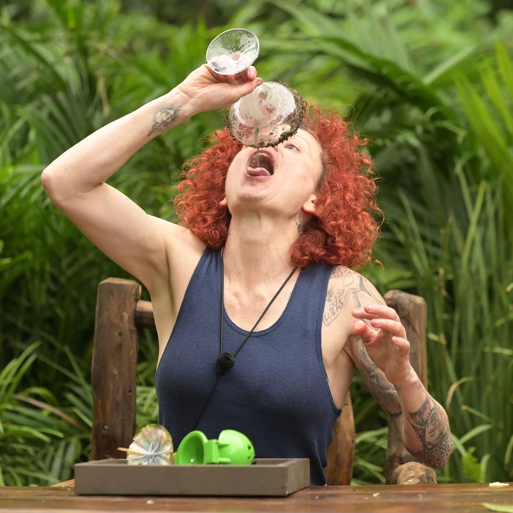 Lucy Diakovska in der finalen Dschungelprüfung