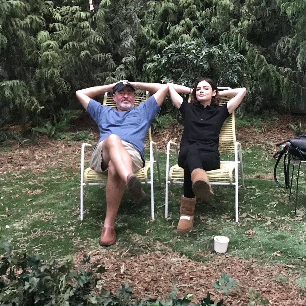 Lucy Hale und ihr Vater Preston Hale
