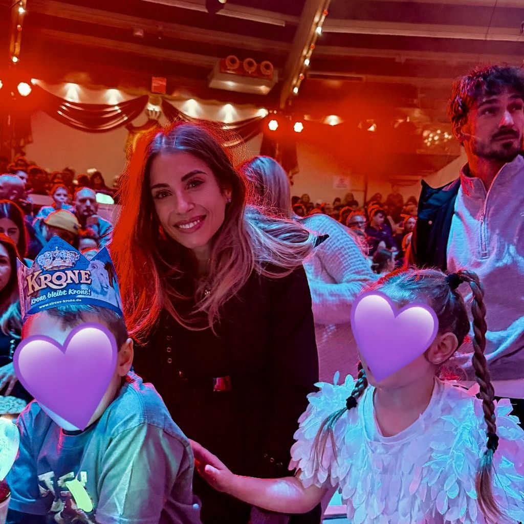 Ludwig, Cathy und Mats Hummels auf Ludwigs Geburtstagsparty