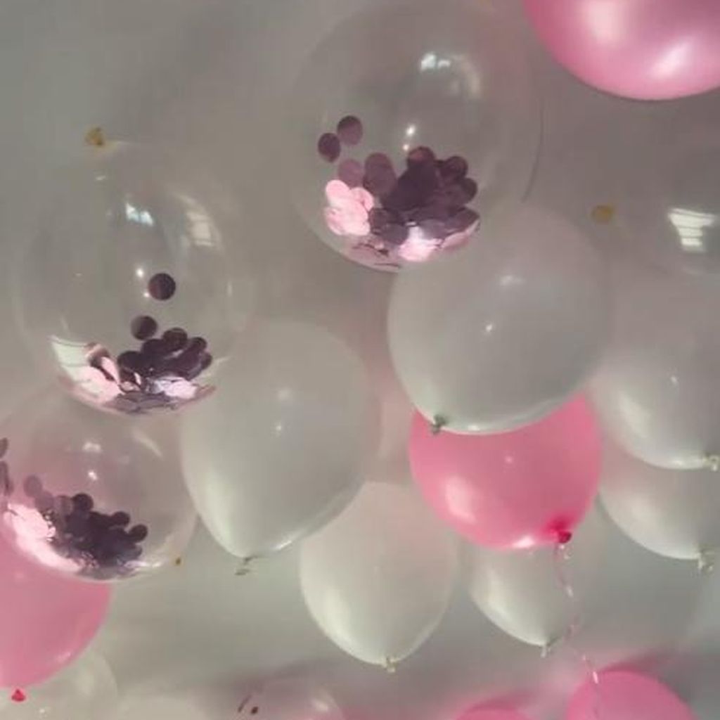 Dekoration bei Angelina Panneks Babyparty