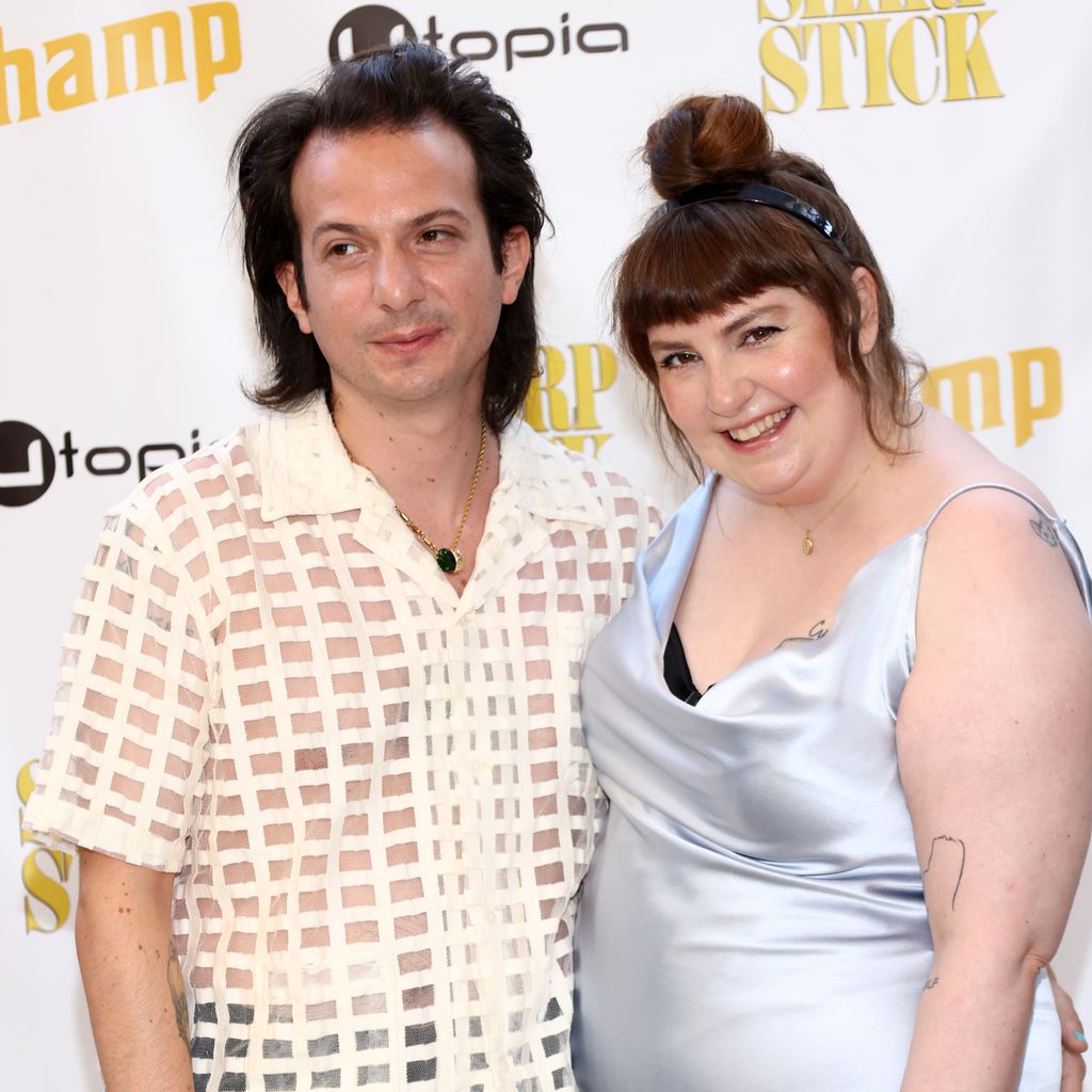 Luis Felber und Lena Dunham im Juli 2022
