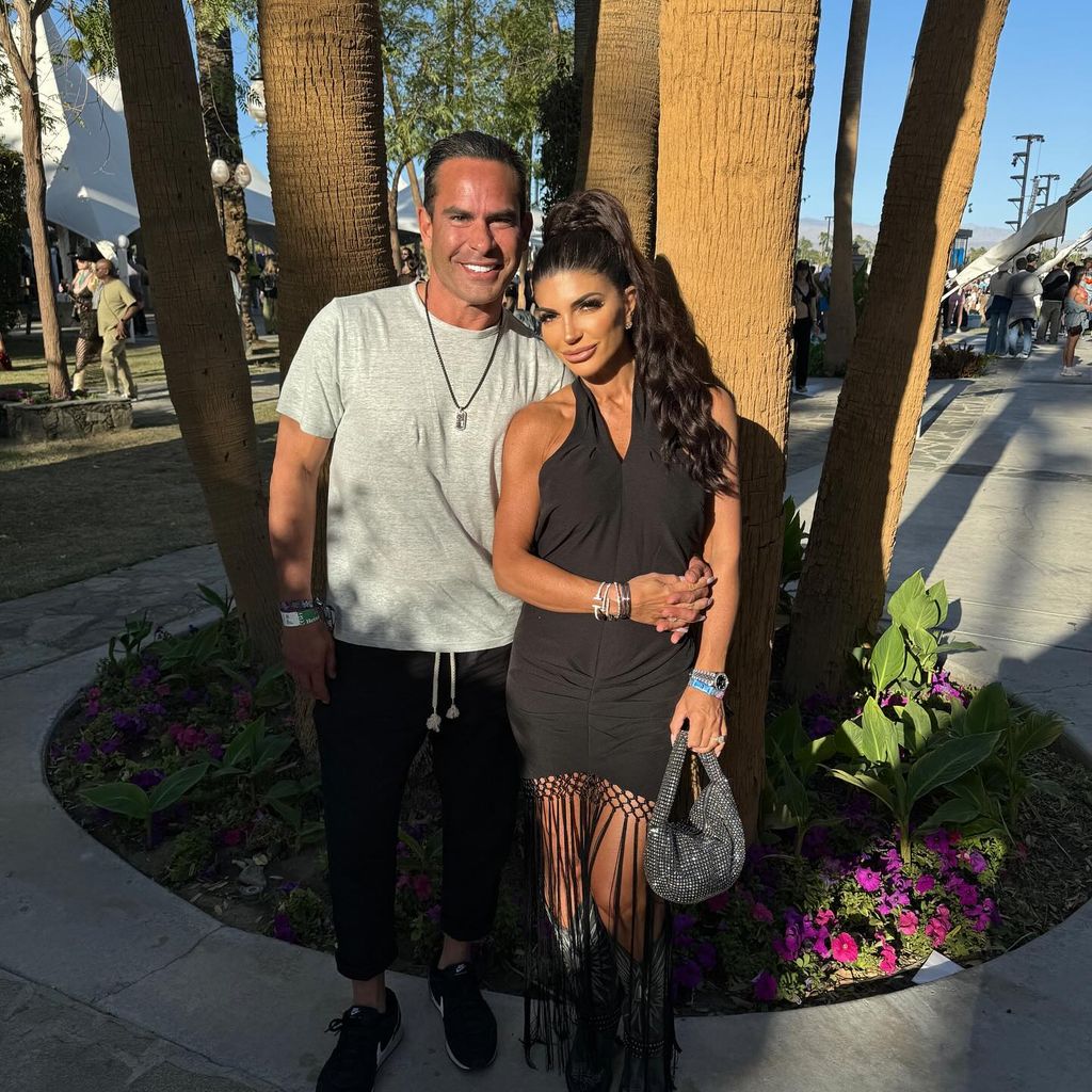 Luis Ruelas mit seiner Ehefrau Teresa Giudice, im April 2024