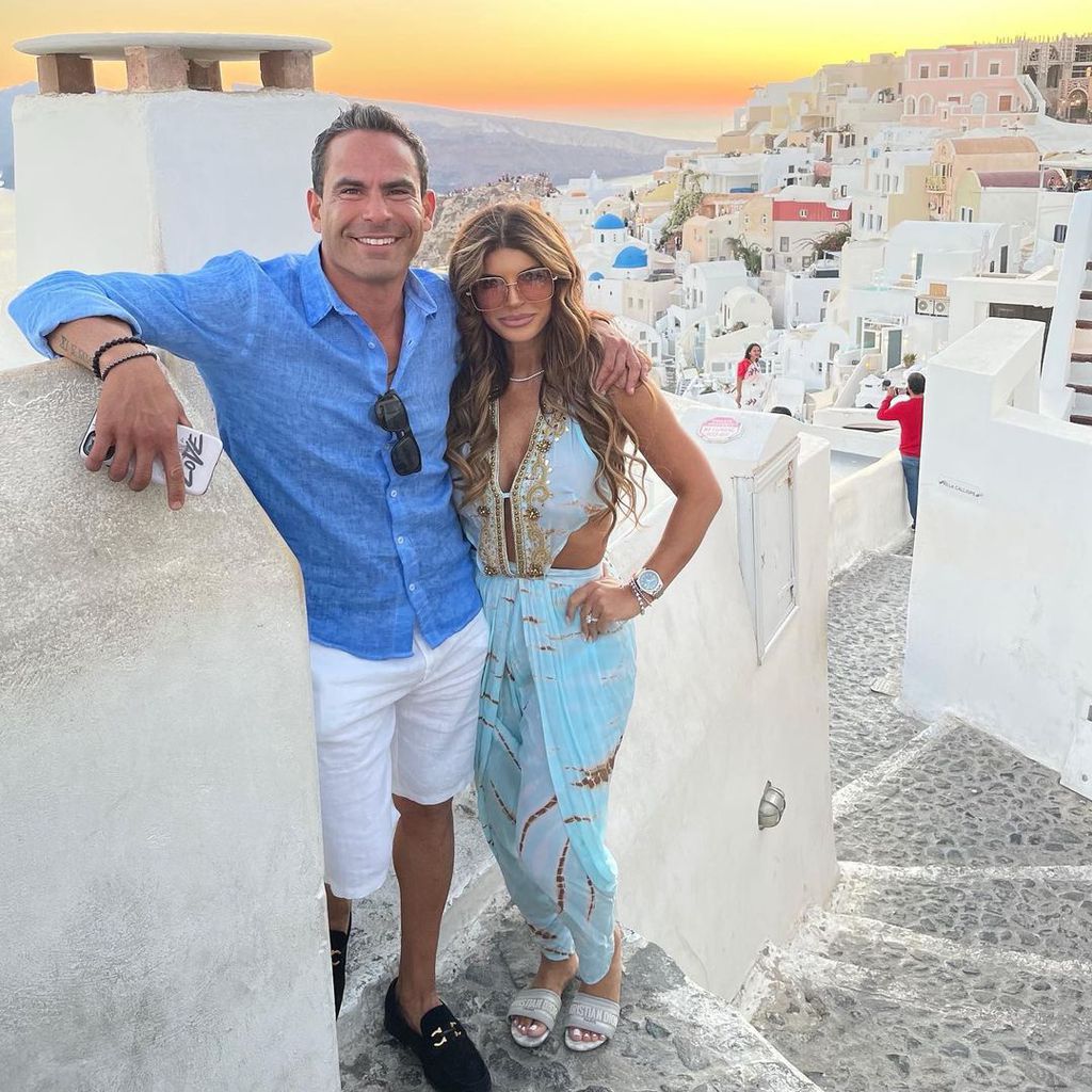Luis Ruelas und Teresa Giudice im Oktober 2021 in Santorini