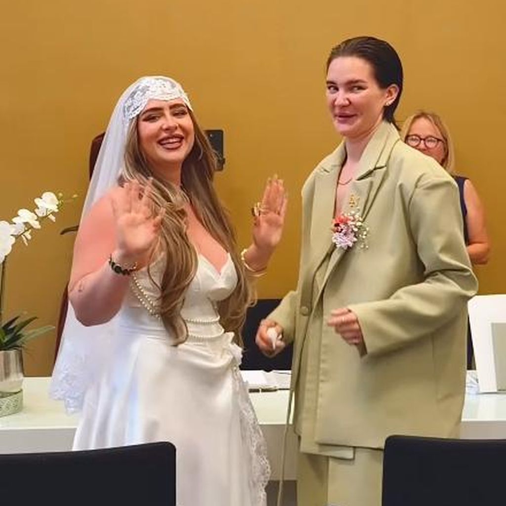 Luisa Früh und ihre Partnerin Nadine, Juni 2026