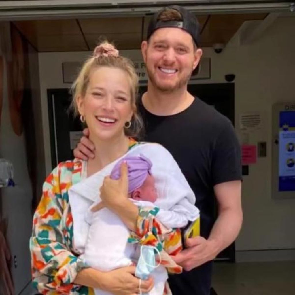 Luisana Lopilato und Michael Bublé mit ihrer Tochter Cielo, 2022