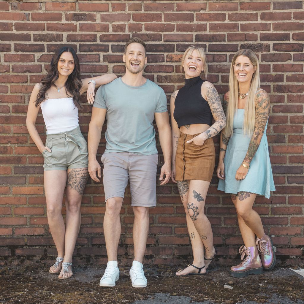 Die "Köln 50667"-Stars Luise-Isabella Matejczyk, Jay Sirtl,  Mandy-Kay Bart und Pia Tillmann