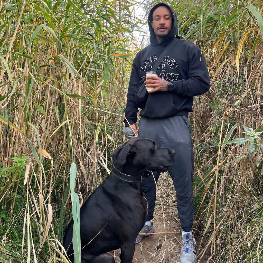 Lukas Baltruschat mit Hund