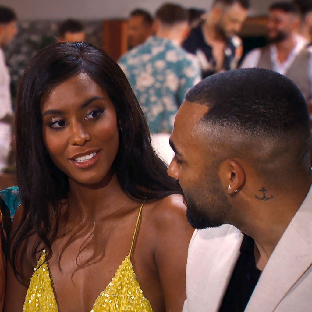 Lukas Baltruschat, Bachelorette Sharon Battiste und Emanuell Weißenberger