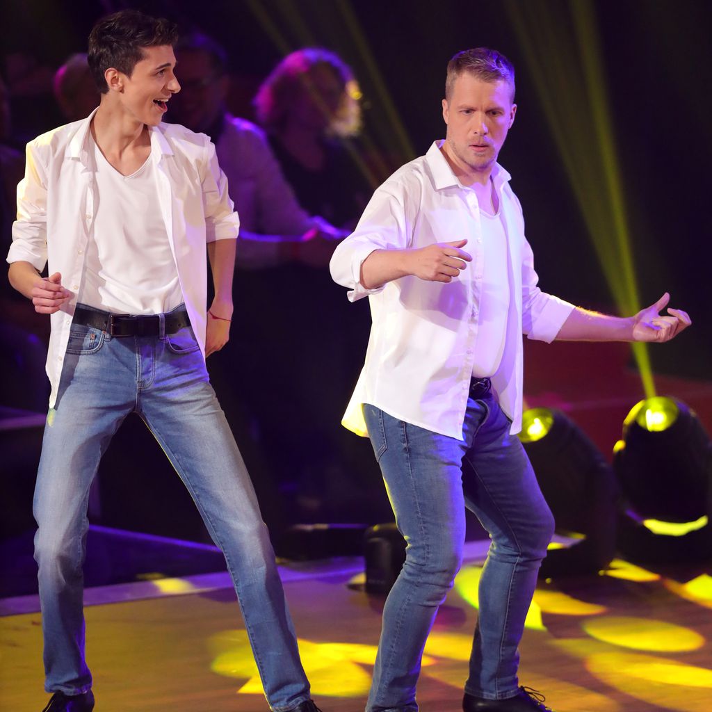 Lukas Rieger und Oliver Pocher bei Let’s Dance