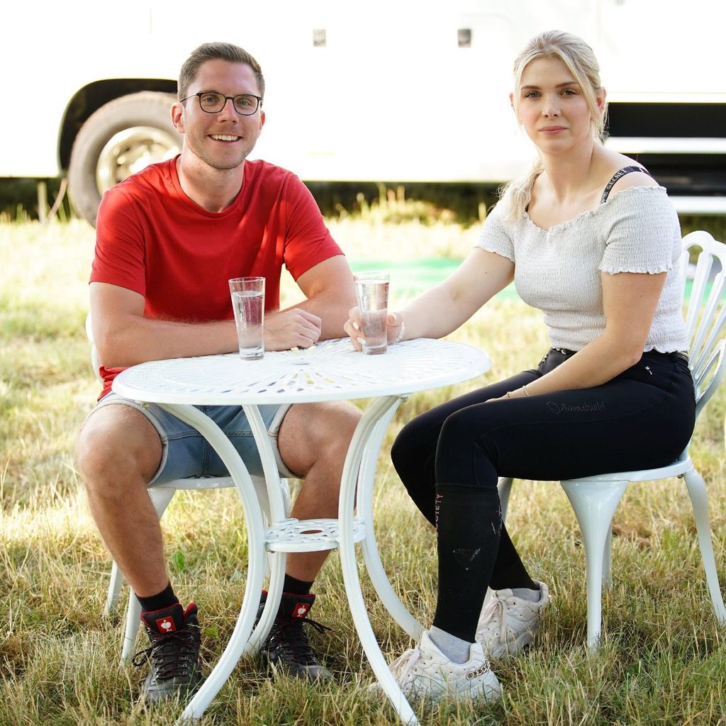 Lukas und Carolin bei "Bauer sucht Frau"