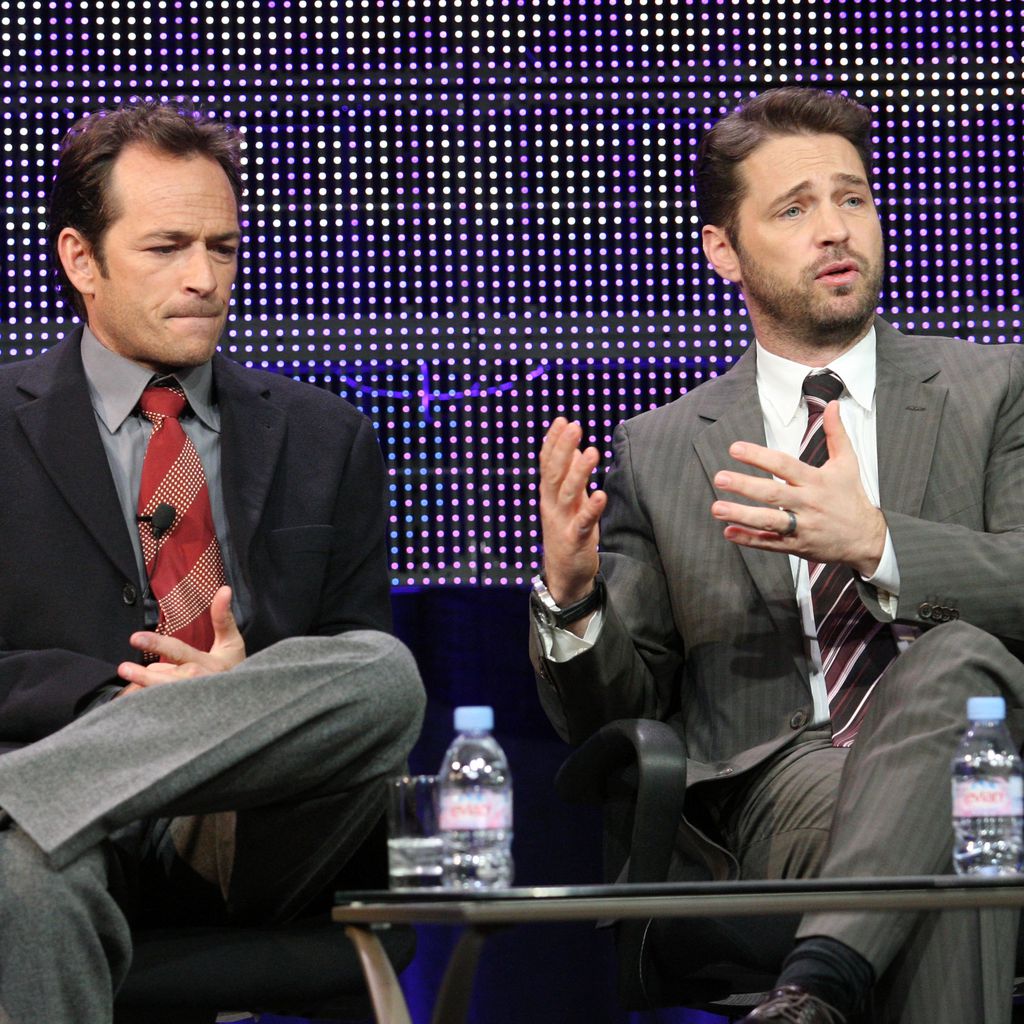 Luke Perry und Jason Priestley bei "Goodnight for Justice", 2011