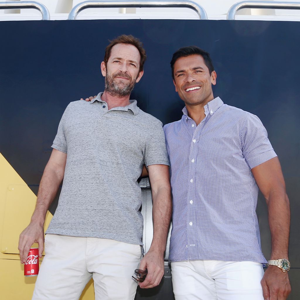 Luke Perry und Mark Consuelos in San Diego
