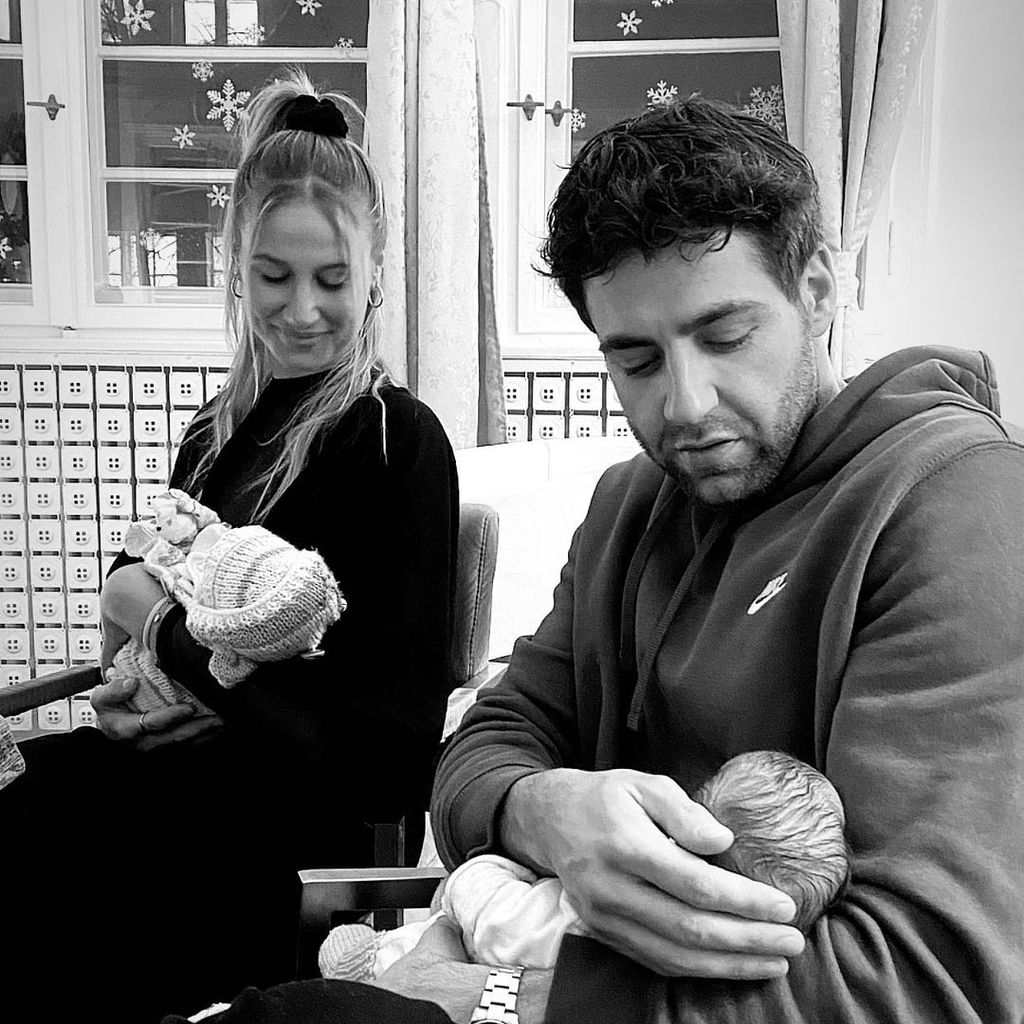 Lulu und Robin Lewe mit ihren Nichten
