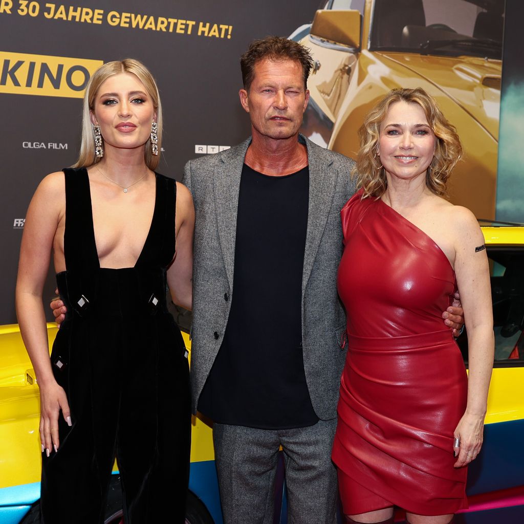 Luna Schweiger, Til Schweiger und Tina Ruland in Köln 2023