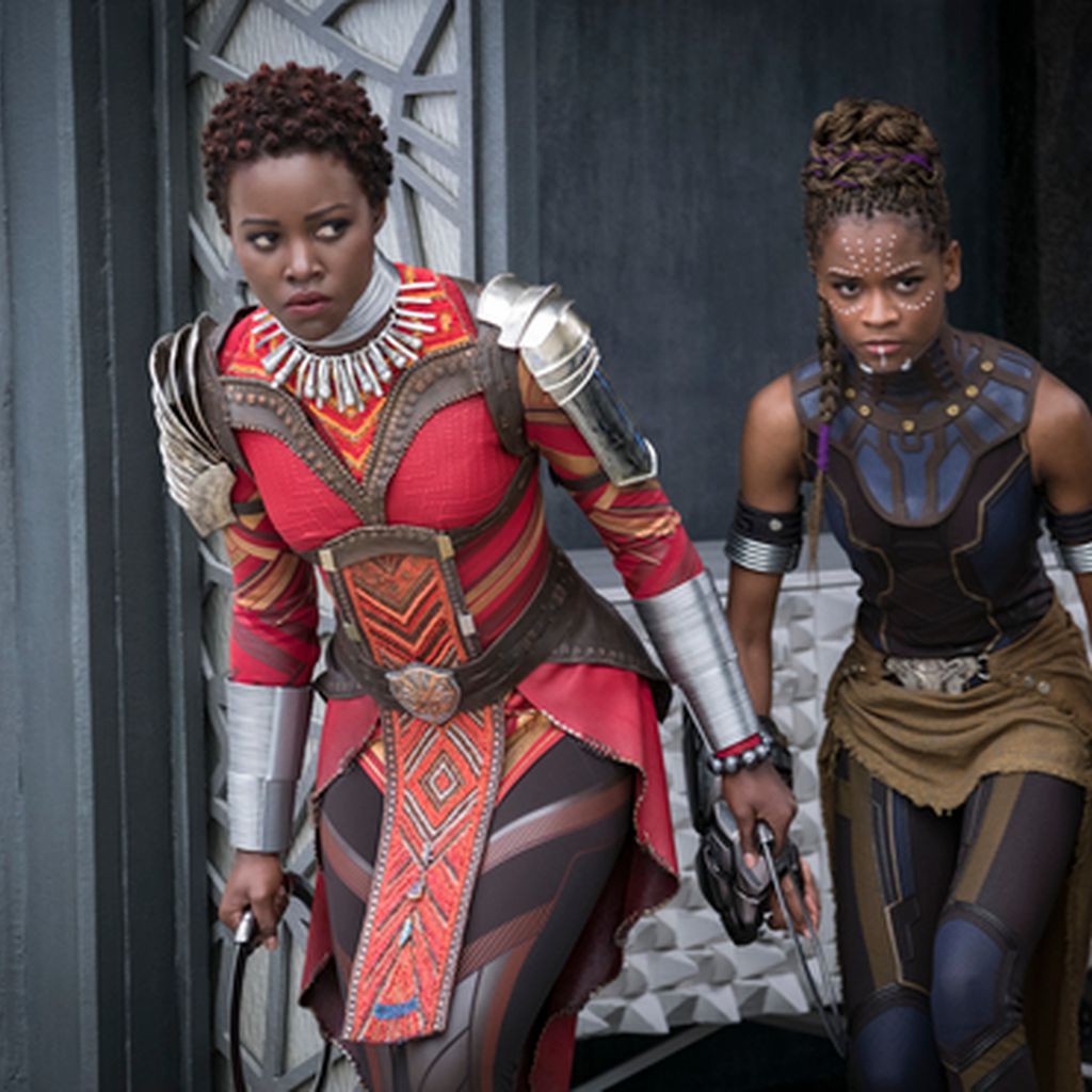 Lupita Nyong'o und Letitia Wright in "Black Panther"