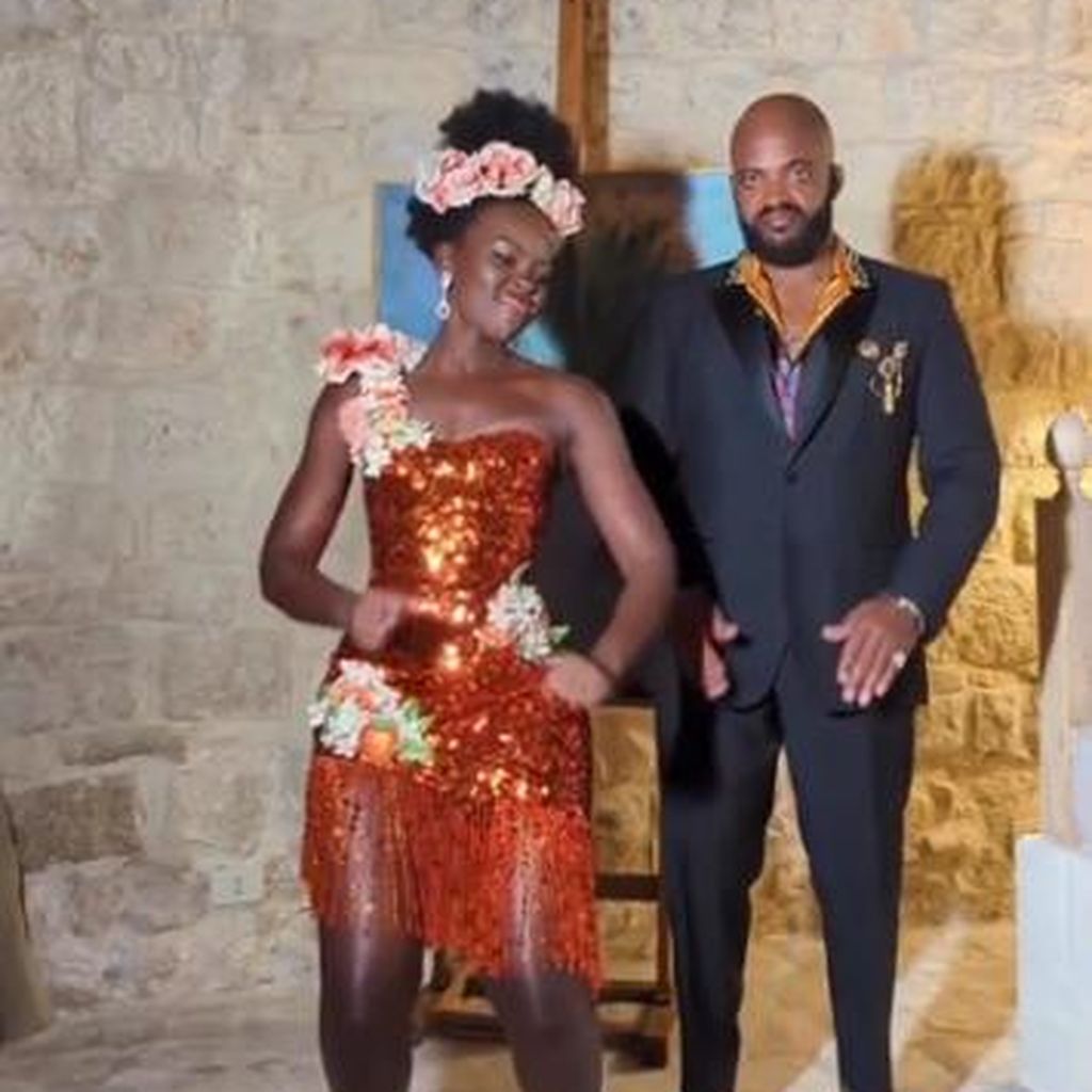 Lupita Nyong'o und ihr Freund im Dezember 2022