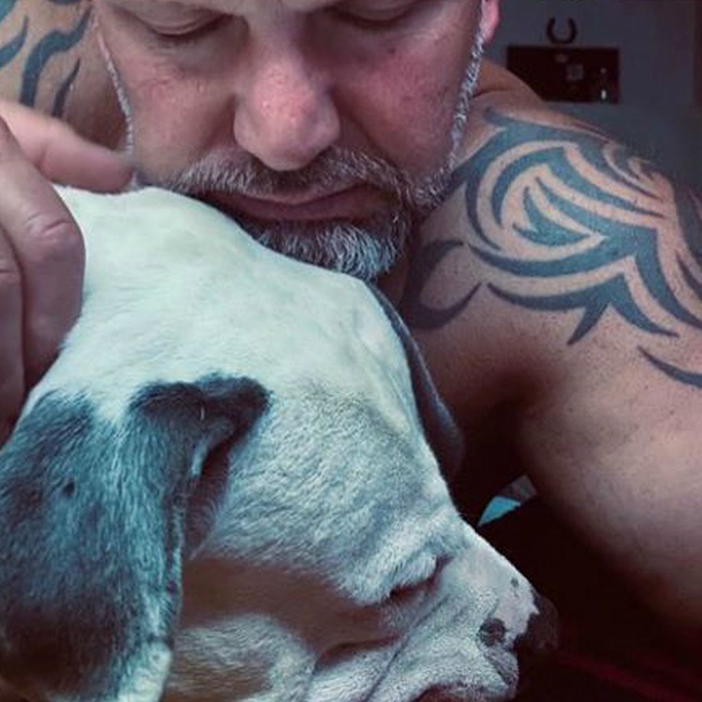 Lutz Schweigel mit seinem Hund