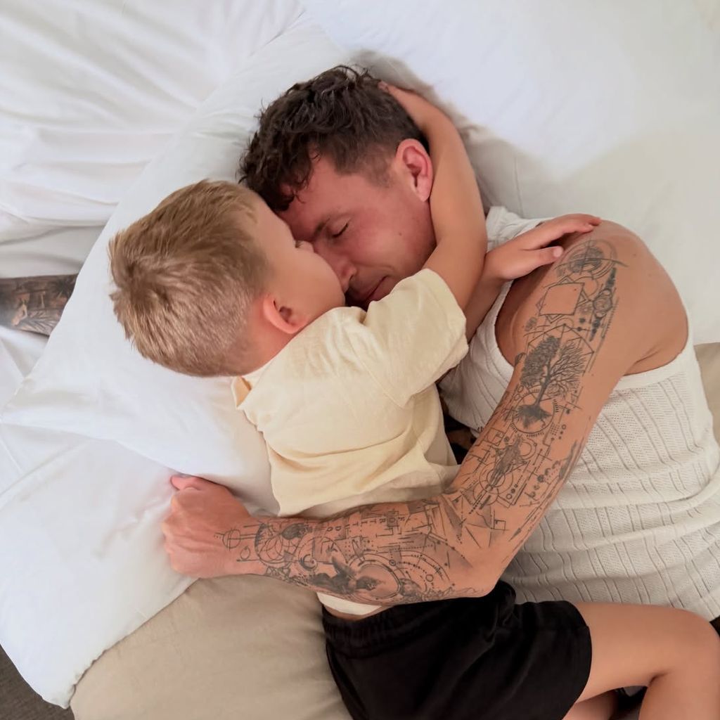 Lyan River Wolf mit Papa Tobias Wolf