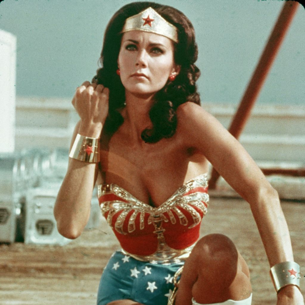 Lynda Carter als Wonder Woman, 1977