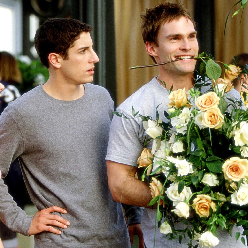 Alyson Hannigan, Jason Biggs und Seann William Scott in "American Pie – Jetzt wird geheiratet"
