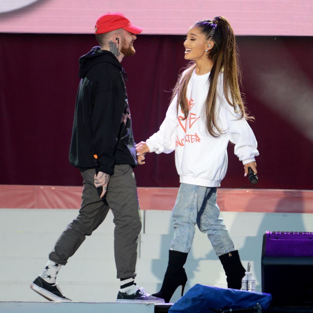 Mac Miller und Ariana Grande im Juni 2017 in Manchester