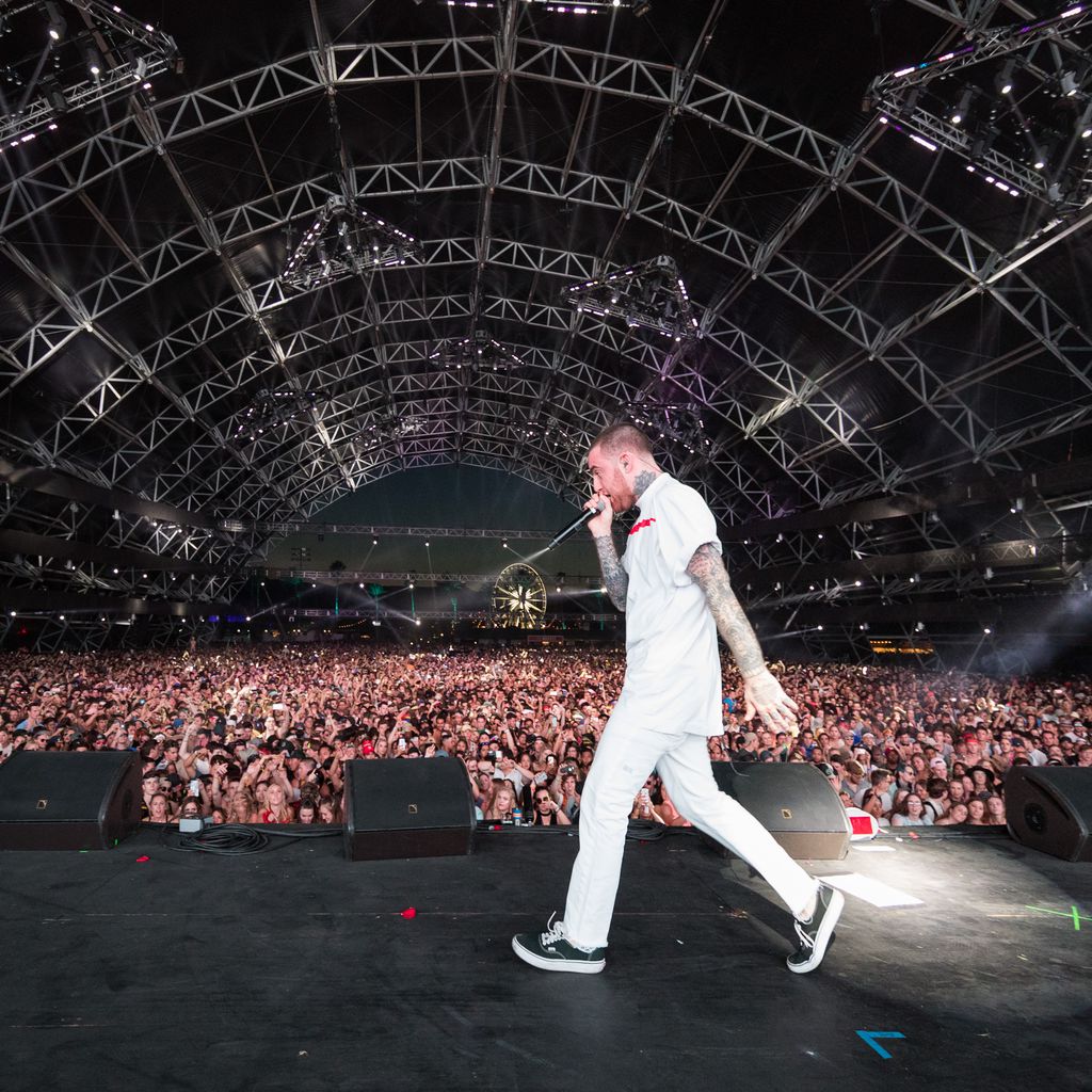 Mac Miller beim Coachella Festival 2017
