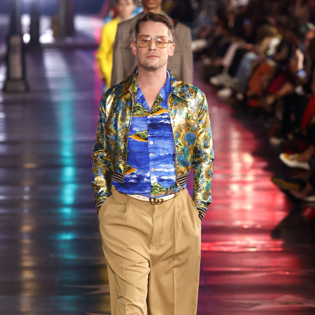 Macaulay Culkin bei der Gucci-Fashionshow im November 2021